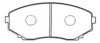 ASVA AKD-1191 Brake Pad Set, disc brake